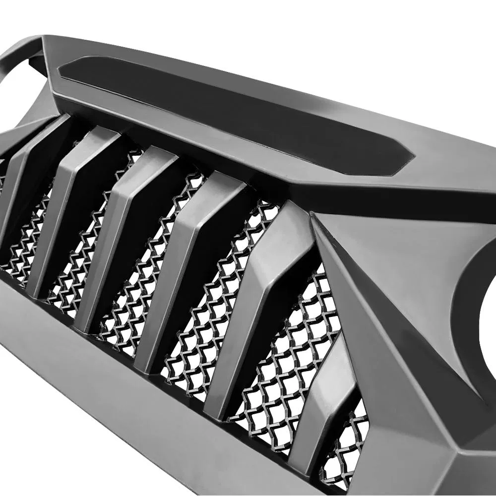 AMJPCA00109 – AMERICAN MOD Grille, With Light Cutouts Matte Black ABS Plastic - view 3